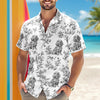 Dog Toile Fabri - Personalized Hawaiian Shirt, Gift For Dog Lover CH07 896076