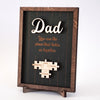 Personalized Father's Day Gift, You Are the Piece That Holds Us Together Wooden Plaque LM32 668999