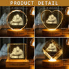 Custom Photo You And Me We Got This Couple Engraved Crystal Photo With Light HA75 898208