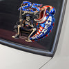 We The People Fisherman 250 Years Of Freedom Car America Window Decal Sticker LM32 899195