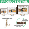 Custom Photo Happy Father's Day To My Amazing Dad 2-Layered Wooden Plaque With Stand HA75 892520