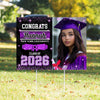 Custom Photo Congrats Class of 2026 Graduation Yard Sign CH07 910734