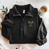 Personalized Name Tennis Player Embroidered Quarter Zip Sweater HA75 898622