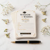 Wisdom & Wishes Graduation Advice Cards Class of 2026 Graduation Party Keepsake CH07 911348
