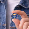 Custom College Logo Lapel Pin - Graduation Pin - University Round Pin for Graduation Cap or Grad Gown TH10 169353