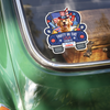 Personalized Pawty In The USA 250 Years Of Freedom Car Window Decal Sticker TH10 169435