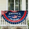Custom Family Name America 250 Birthday 1776-2026 Non-Pleated Fan Flag HA75 920366