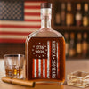 250 Years America Flag 250th Birthday 1776-2026 Whiskey Bottle HO82 894780