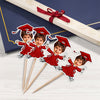 Custom Kids Face Class of 2026 Graduation Decoration Funny Cupcake Toppers LM32 893289