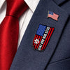 Best Dog Dad Ever Paw American Flag Acrylic Pin TH10 169383