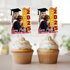 Custom Photo Class of 2026 Graduation Decoration Cupcake Toppers CH07 895292