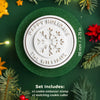 Personalized Family Name We Wish You A Merry Christmas Cookie Stamp LM32 897327