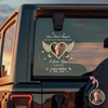 Custom Photo I Love You Forever Memorial Car Sticker HO82 900982