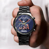 Custom Name Faith, Family & Freedom America 250 Years Men's Wrist Watch HO82 901644