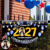 Custom Photo Graduation Senior Class Of 2026 Non-Pleated Fan Flag CH07 910634