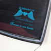 In Memory of Personalized Memorial Car Window Decal Sticker Gift For Family HA75 920000