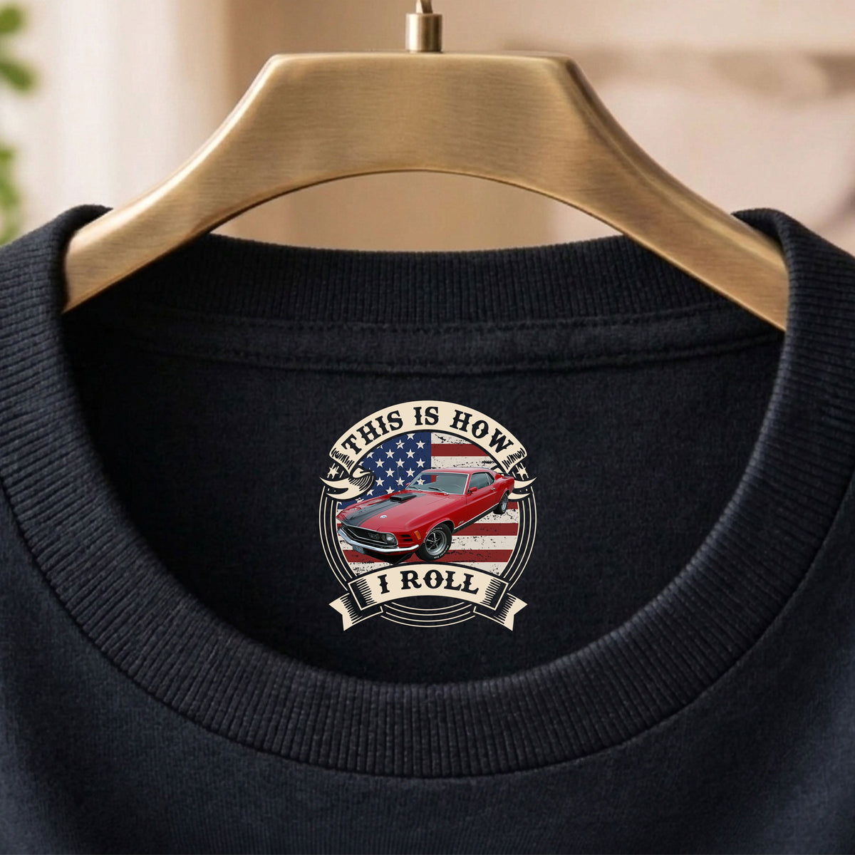 This Is How I Roll - Custom Car Photo Route 66 Vintage Back Neck Shirt HO82 901720