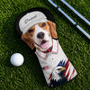 Custom Dog Cat Photo Golf Ball Pattern With America Flag Golf Head Cover HO82 902392