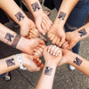 Multi America 250 With Eagles - In God We Trust Party Tattoos Favors LM32 897813