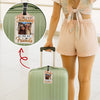 Custom Photo Best Traveled With Friends Personalized Luggage Tag Holiday Vacation Gift, Gift For Best Friends, BFF HA75 892666