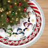 Custom Crochet Snowman Our Christmas Our Story Family Tree Skirt HO82 900068
