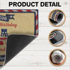 Personalized USA 250th Birthday Faux Yarn Pattern Doormat - 2D Printed Not Embroidered Patriotic America Decor HO82 901576