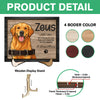 Custom Dog Portrait Photo Memorial 2-Layers Wooden Collar Frame Sympathy Gift LM32 893785