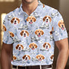 Custom Pet Photo Golf Polo Shirt Gift For Golfer, Golf Lovers, Dog Cat Lovers HO82 900840