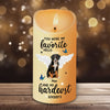 Custom Photo You Were My Favorite Hello and My Hardest Goodbye Led Candle CH07 895718