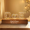 Personalized Couple Name Led Night Light, Custom Letter Gift For Couple, Wedding Anniversary HO82 901110