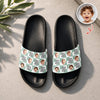 Custom Baby Face Best Dad, Mom Ever Slide Sandals - Gift For Dad, Father's HO82 902574