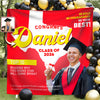 Custom Photo Graduation With US States Grad Of The Year 2026 Backdrop LM32 899217