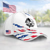 Personalized Golf Ball Pattern With America Flag Classic Cap HO82 902326
