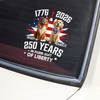 Personalized 250 Years In Purr-suit Of Liberty Vintage Dog Car Sticker HO82 901234