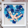 Custom Name Mommy And Kids Hands Mother's Day Heart Flower Shadow Box HO82 893592