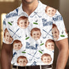 Custom Funny Face The Golf Father Polo Shirt Gift For Golfer, Golf Lovers CH07 899800