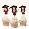 Custom Funny Face Class of 2026 Graduation Decoration Cupcake Toppers HA75 891992