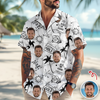 Custom Photo Hawaii Shirt Gift For Golfer, Golf Lovers LM32 897619
