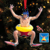 Custom Funny Photo Christmas Acrylic Ornament Christmas Gift HA75 897828