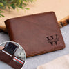 Personalized Name Engraved Leather Wallet Gift For Men, Dad, Boyfriend CH07 910372