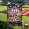 Celebrate 100 Years of Road Route 66 and America 250th Anniversary Custom Car Photo Garden Flag HA75 920312