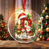 Custom Alphabet Personalized Christmas Glass Ornament HA75 897564