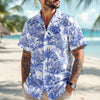 Custom Dog Breeds Chinoiserie Toile De Jouy Style Personalized Hawaiian Shirt HA75 892544