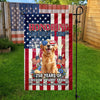 Personalized 250 Years Of Freedom & Furry Friends Garden Flag, Gift For Dog Lovers TH10 898831