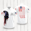 Personalized American Skull Flag Polo Shirt Gift For Golfer, Golf Lovers CH07 899870