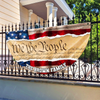 Custom Family Name We The People America 250 Non-Pleated Fan Flag TH10 898895