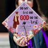 I Did My Best And God Did The Rest Personalized Class of 2026 Graduation Cap Topper Decoration CH07 910894
