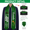 Personalised Birth Flower Graduation Class Of 2026 Stoles Gift for Graduates LM32 899327