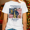 Descendant of a Patriot – Custom Family Heritage & Ancestor Back Shirt LM32 895541