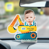 Custom Car Photo, Drive Safe Daddy Shaking Head HO82 893844